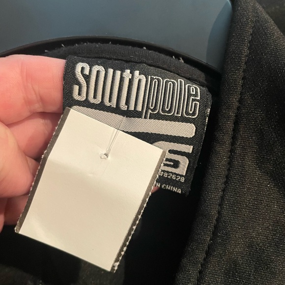 South Pole Black Utility Bonber Jacket. Men’s size Medium. Pre-owned great . - Picture 7 of 10